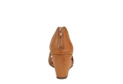 Journee Collection Womens Aretha Wedge Sandal - Cognac -Shoe Shop US 01 102153 04