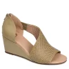 Journee Collection Womens Aretha Wedge Sandal - Taupe -Shoe Shop US 01 102155 00