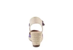 Journee Collection Womens Ashlyn Wedge Sandal - Purple -Shoe Shop US 01 102163 04