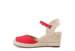 Journee Collection Womens Ashlyn Wedge Sandal - Red -Shoe Shop US 01 102164 03