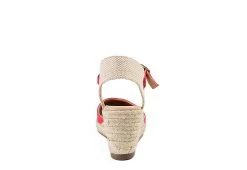 Journee Collection Womens Ashlyn Wedge Sandal - Red -Shoe Shop US 01 102164 04