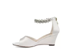 Journee Collection Womens Connor Wedge Sandal - White -Shoe Shop US 01 102219 03
