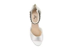 Journee Collection Womens Connor Wedge Sandal - White -Shoe Shop US 01 102219 05