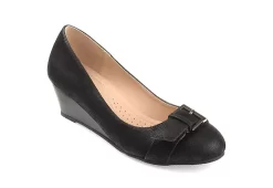 Journee Collection Womens Graysn Wedge Pump - Black