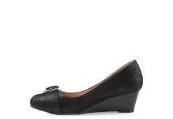 Journee Collection Womens Graysn Wedge Pump - Black -Shoe Shop US 01 102241 03