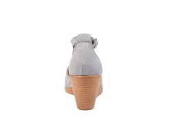 Journee Collection Womens Kedzie Wedge Sandal - Grey -Shoe Shop US 01 102267 04