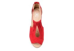 Journee Collection Womens Kedzie Wedge Sandal - Red 14 Journee Collection Womens Kedzie Wedge Sandal - Red -Shoe Shop US 01 102268 05