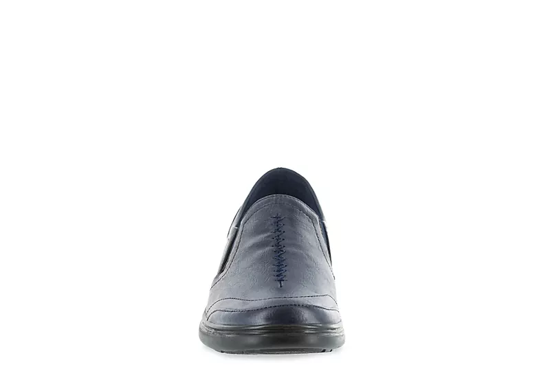 Easy Street Womens Ultimate Slip On Sneaker - Navy 5 Easy Street Womens Ultimate Slip On Sneaker - Navy - Image 3