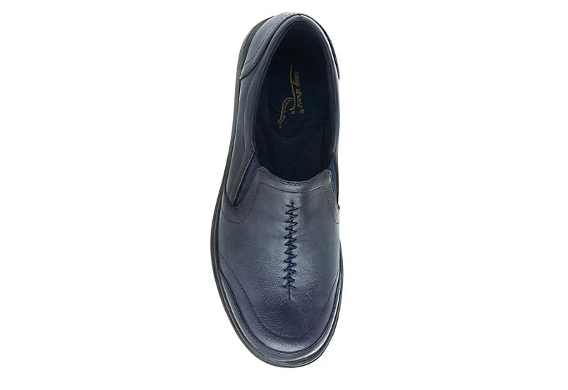 Easy Street Womens Ultimate Slip On Sneaker - Navy 8 Easy Street Womens Ultimate Slip On Sneaker - Navy - Image 6