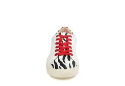 Journee Collection Womens Erica Sneaker - Zebra -Shoe Shop US 01 103115 02