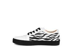 Journee Collection Womens Taschi Sneaker - Zebra -Shoe Shop US 01 103198 03