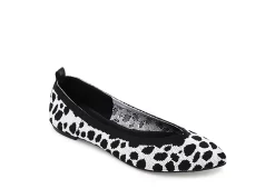Journee Collection Womens Karise Flat - Animal