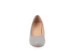 Journee Collection Womens Saar Pump - Grey -Shoe Shop US 01 103355 02