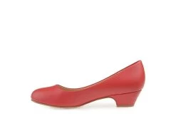 Journee Collection Womens Saar Pump - Red -Shoe Shop US 01 103358 03
