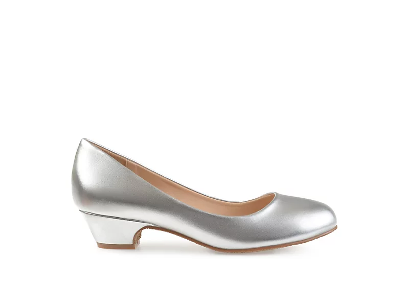Journee Collection Womens Saar Pump - Silver 4 Journee Collection Womens Saar Pump - Silver - Image 2