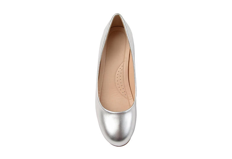 Journee Collection Womens Saar Pump - Silver 8 Journee Collection Womens Saar Pump - Silver - Image 6