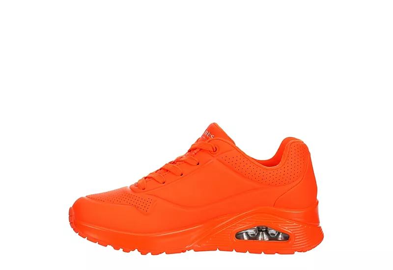 Skechers Womens Uno Sneaker - Orange 6 Skechers Womens Uno Sneaker - Orange - Image 4