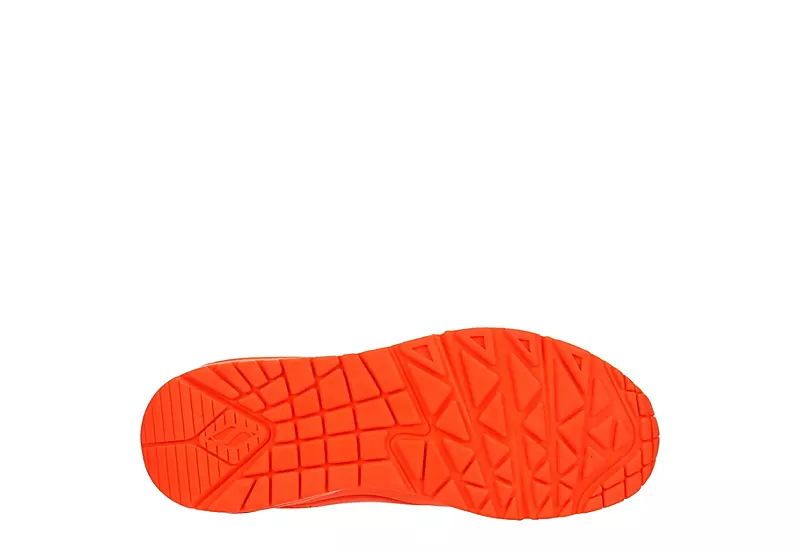 Skechers Womens Uno Sneaker - Orange 9 Skechers Womens Uno Sneaker - Orange - Image 7