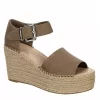 Michael By Michael Shannon Womens Giulia Wedge Sandal - Taupe -Shoe Shop US 01 105204 00