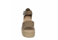 Michael By Michael Shannon Womens Giulia Wedge Sandal - Taupe -Shoe Shop US 01 105204 02