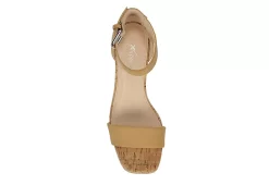 Xappeal Womens Amora Wedge Sandal - Tan -Shoe Shop US 01 105214 05