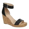 Xappeal Womens Amora Wedge Sandal - Black -Shoe Shop US 01 105217 00