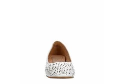 Mootsies Tootsies Womens Belva Flat - White -Shoe Shop US 01 105350 02