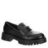 Steve Madden Womens Lawrence Loafer - Black -Shoe Shop US 01 105703 00