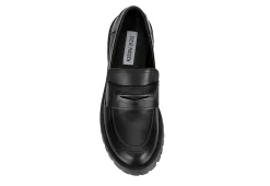 Steve Madden Womens Lawrence Loafer - Black -Shoe Shop US 01 105703 05