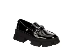 Steve Madden Womens Trifecta Loafer - Black