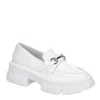 Steve Madden Womens Trifecta Loafer - White -Shoe Shop US 01 105877 00