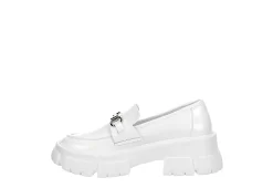 Steve Madden Womens Trifecta Loafer - White -Shoe Shop US 01 105877 03