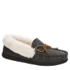 Minnetonka Womens Jessica Trapper Slipper - Dark Grey -Shoe Shop US 01 106041 00