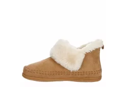 Minnetonka Womens Jule Bootie Slipper - Tan -Shoe Shop US 01 106042 03