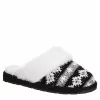 Minnetonka Womens Twyla Scuff Slipper - Black