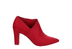 Michael By Michael Shannon Womens Nora Bootie - Red -Shoe Shop US 01 106109 01
