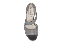 Lifestride Womens Mega Platform Sandal - Pewter -Shoe Shop US 01 106179 05