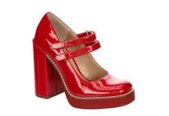 Steve Madden Womens Twice Pump - Red