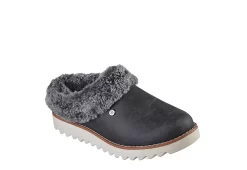 Skechers Womens Mountain Kiss Winter Rock Slipper - Dark Grey