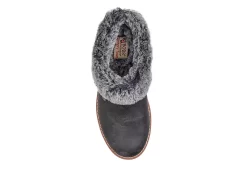 Skechers Womens Mountain Kiss Winter Rock Slipper - Dark Grey -Shoe Shop US 01 106226 03