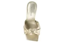 Marc Fisher Womens Daliot Slide Sandal - Gold -Shoe Shop US 01 106237 03