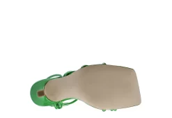 Marc Fisher Womens Dareta Sandal - Green -Shoe Shop US 01 106240 04