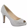 Adrienne Vittadini Womens Gervin Pump - Silver -Shoe Shop US 01 106399 00
