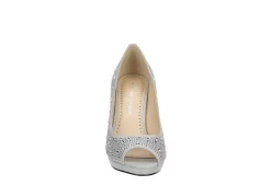 Adrienne Vittadini Womens Gervin Pump - Silver -Shoe Shop US 01 106399 02