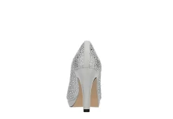 Adrienne Vittadini Womens Gervin Pump - Silver -Shoe Shop US 01 106399 04
