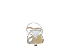 N By Nina Womens Lourdes Sandal - Silver -Shoe Shop US 01 106400 04