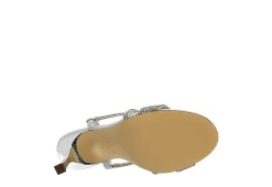 N By Nina Womens Lourdes Sandal - Silver -Shoe Shop US 01 106400 06