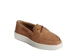 Sperry Womens Cruise Plushstep Boat Shoe - Tan