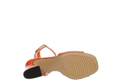 Michael By Michael Shannon Womens Seren Sandal - Orange -Shoe Shop US 01 107012 06