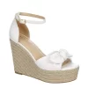 Michael By Michael Shannon Womens Baye Wedge Sandal - White -Shoe Shop US 01 107019 00